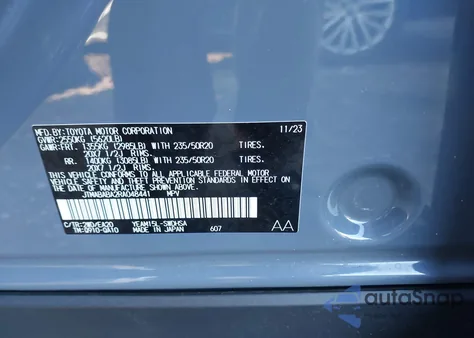 2024 Subaru Solterra Touring z USA, uszkodzony, nr VIN JTMABABA2RA048441